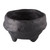 Paper Mache Bowl Black L5782