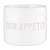 Face To Face Ceramic Napkin Rings - Bon Appetit - Set of 4