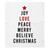 Organic Dish Cloth-Joy Love Peace