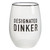 Stemless Wine Glass-Designated Dinker