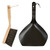 Metal + Wood Dust Pan Set - Sweep It Under The Rug