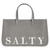 Face to Face Grey Canvas Tote - Salty