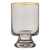 Gold Rimmed Glass - Grey - Old Fashioned