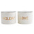 Gold Holiday Dip Bowls Book Box - Holiday Love