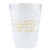 Gold Foil Frost Cups - Wonderful Party - Set of 8