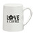 Artisan Tapered Mug - Love & Coffee