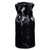 Cinched Ceramic Vase - Glossy Black