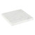 White Marble Footed Tray - 6" SQ