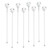 Shiny White Jingle Bell Stir Sticks