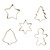 Gold Ornament Cookie Cutter Sets