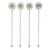 Face to Face Stir Sticks - Merry Mix - Set of 4
