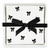 Ceramic Napkin Tray + Napkins - Black Bows