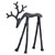 Black Iron Deers - Set of 2