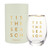 Gold Foil Stemless Wine Glass - Tis The Season