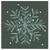 Ceramic Napkin Tray + Napkins - Snowflake