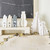 Recycled Paper Tree Set - White - Set of 2