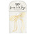 Table Setting Placecards - Set of 8 - Ivory