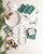Face To Face Appetizer Plates - Snowflakes - Set of 4