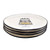Ceramic Appetizer Plates - Cake - Set of 4