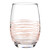 Textured Spun Wine Glass - Blush