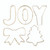 Gold Ornament Cookie Cutter Sets - Joy