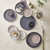 Round Enamel Lilac Tray - Small