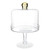 Glass Dessert Stand with Dome