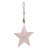 Lilac Enamel Star Ornament - 8" Dia