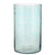 Face to Face Hammered Glass Candleholder - Blue - Large