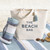 Face to Face Large Canvas Tote - The Beach Bag