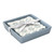 Face to Face Ceramic Tray + Napkins - Blue Tile