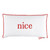Face to Face Lumbar Pillow - Naughty/Nice