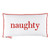 Face to Face Lumbar Pillow - Naughty/Nice