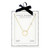 Quatrefoil Necklace - White