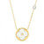 Quatrefoil Necklace - White