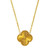 Quatrefoil Necklace - Gold
