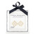 Quatrefoil Earrings - Pave Gold