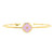 Quatrefoil Bangle - Pink