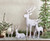 32" Flocked Reindeer - White