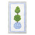 Acrylic Guest Napkin Tray + Napkins - Topiary