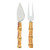 Bamboo Handle Cheese Knives - Set of 2