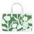 Canvas Tote - Green Floral