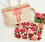 Luxe Burlap Tote - Coral Bow