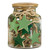 Enamel Wood Star Ornaments - Green