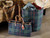 Canvas Tote - Navy Plaid