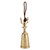Champagne Platinum Reindeer Bell - Medium