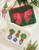 Beaded Pouch - Topiary Red Bow