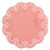 Ceramic Doily Appetizer Plates  - Set of 4