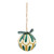 Paper-Mache Ornaments - Green - Set of 4