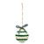 Paper-Mache Ornaments - Green - Set of 4